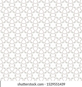 Geometric ornamental vector pattern. Seamless design texture.