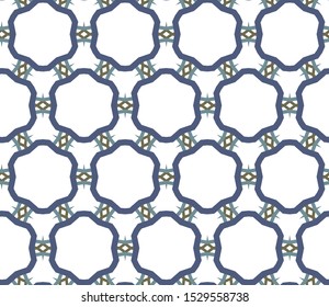 Geometric ornamental vector pattern. Seamless design texture.
