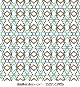 Geometric ornamental vector pattern. Seamless design texture.