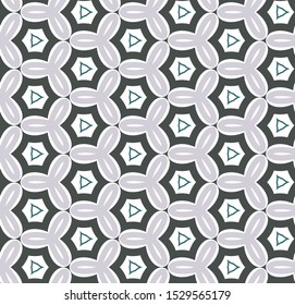 Geometric ornamental vector pattern. Seamless design texture.