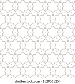 Geometric ornamental vector pattern. Seamless design texture.