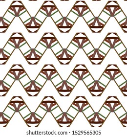 Geometric ornamental vector pattern. Seamless design texture.