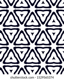 Geometric ornamental vector pattern. Seamless design texture.