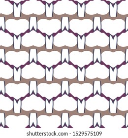 Geometric ornamental vector pattern. Seamless design texture.