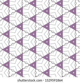 Geometric ornamental vector pattern. Seamless design texture.