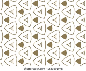 Geometric ornamental vector pattern. Seamless design texture.