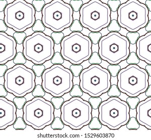 Geometric ornamental vector pattern. Seamless design texture.