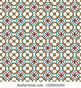 Geometric ornamental vector pattern. Seamless design texture.