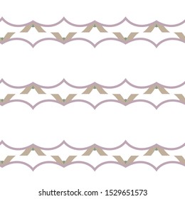 Geometric ornamental vector pattern. Seamless design texture.
