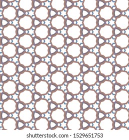 Geometric ornamental vector pattern. Seamless design texture.