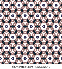 Geometric ornamental vector pattern. Seamless design texture.