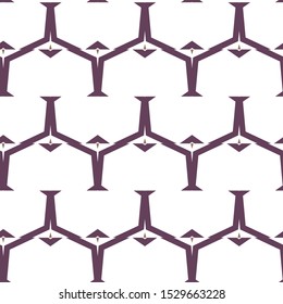 Geometric ornamental vector pattern. Seamless design texture.