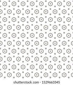 Geometric ornamental vector pattern. Seamless design texture.