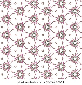 Geometric ornamental vector pattern. Seamless design texture.