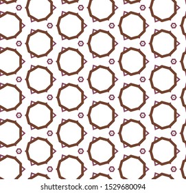 Geometric ornamental vector pattern. Seamless design texture.