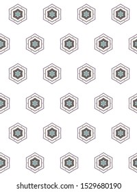 Geometric ornamental vector pattern. Seamless design texture.
