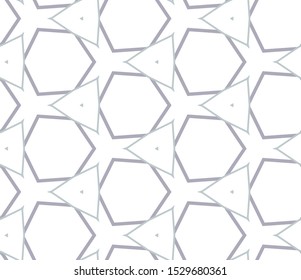 Geometric ornamental vector pattern. Seamless design texture.