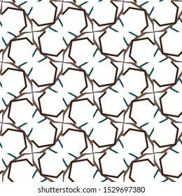 Geometric ornamental vector pattern. Seamless design texture.