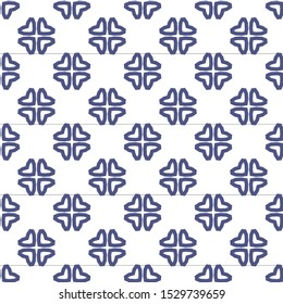 Geometric ornamental vector pattern. Seamless design texture.
