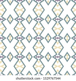 Geometric ornamental vector pattern. Seamless design texture.