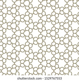 Geometric ornamental vector pattern. Seamless design texture.