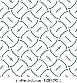 Geometric ornamental vector pattern. Seamless design texture.