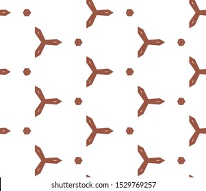 Geometric ornamental vector pattern. Seamless design texture.