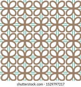 Geometric ornamental vector pattern. Seamless design texture.
