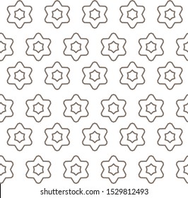 Geometric ornamental vector pattern. Seamless design texture.