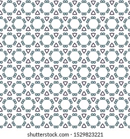 Geometric ornamental vector pattern. Seamless design texture.
