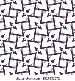 Geometric ornamental vector pattern. Seamless design texture.