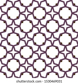 Geometric ornamental vector pattern. Seamless design texture.