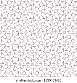 Geometric ornamental vector pattern. Seamless design texture.