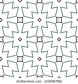 Geometric ornamental vector pattern. Seamless design texture.