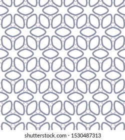 Geometric ornamental vector pattern. Seamless design texture.