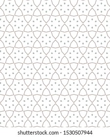 Geometric ornamental vector pattern. Seamless design texture.
