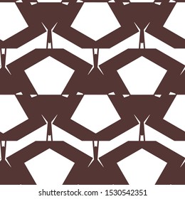 Geometric ornamental vector pattern. Seamless design texture.