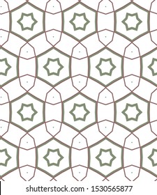 Geometric ornamental vector pattern. Seamless design texture.