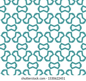 Geometric ornamental vector pattern. Seamless design texture.
