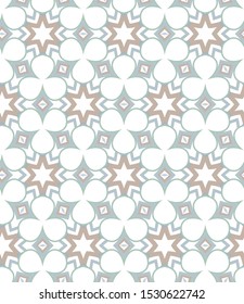 Geometric ornamental vector pattern. Seamless design texture.