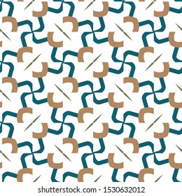 Geometric ornamental vector pattern. Seamless design texture.