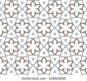Geometric ornamental vector pattern. Seamless design texture.