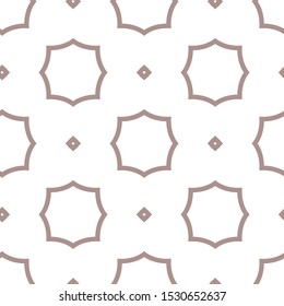 Geometric ornamental vector pattern. Seamless design texture.