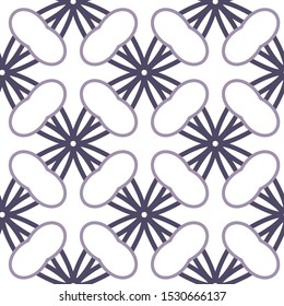 Geometric ornamental vector pattern. Seamless design texture.