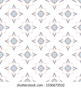Geometric ornamental vector pattern. Seamless design texture.