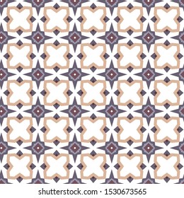 Geometric ornamental vector pattern. Seamless design texture.
