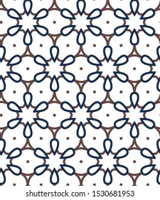 Geometric ornamental vector pattern. Seamless design texture.