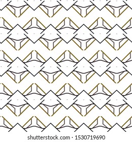Geometric ornamental vector pattern. Seamless design texture.