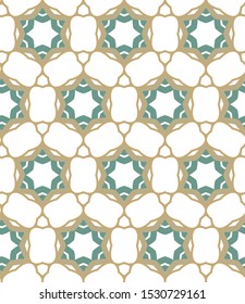 Geometric ornamental vector pattern. Seamless design texture.