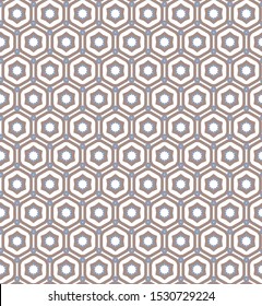 Geometric ornamental vector pattern. Seamless design texture.